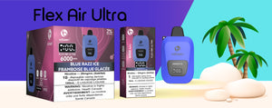 Flex Air Ultra - 10 Pc Carton - Blue Razz Ice