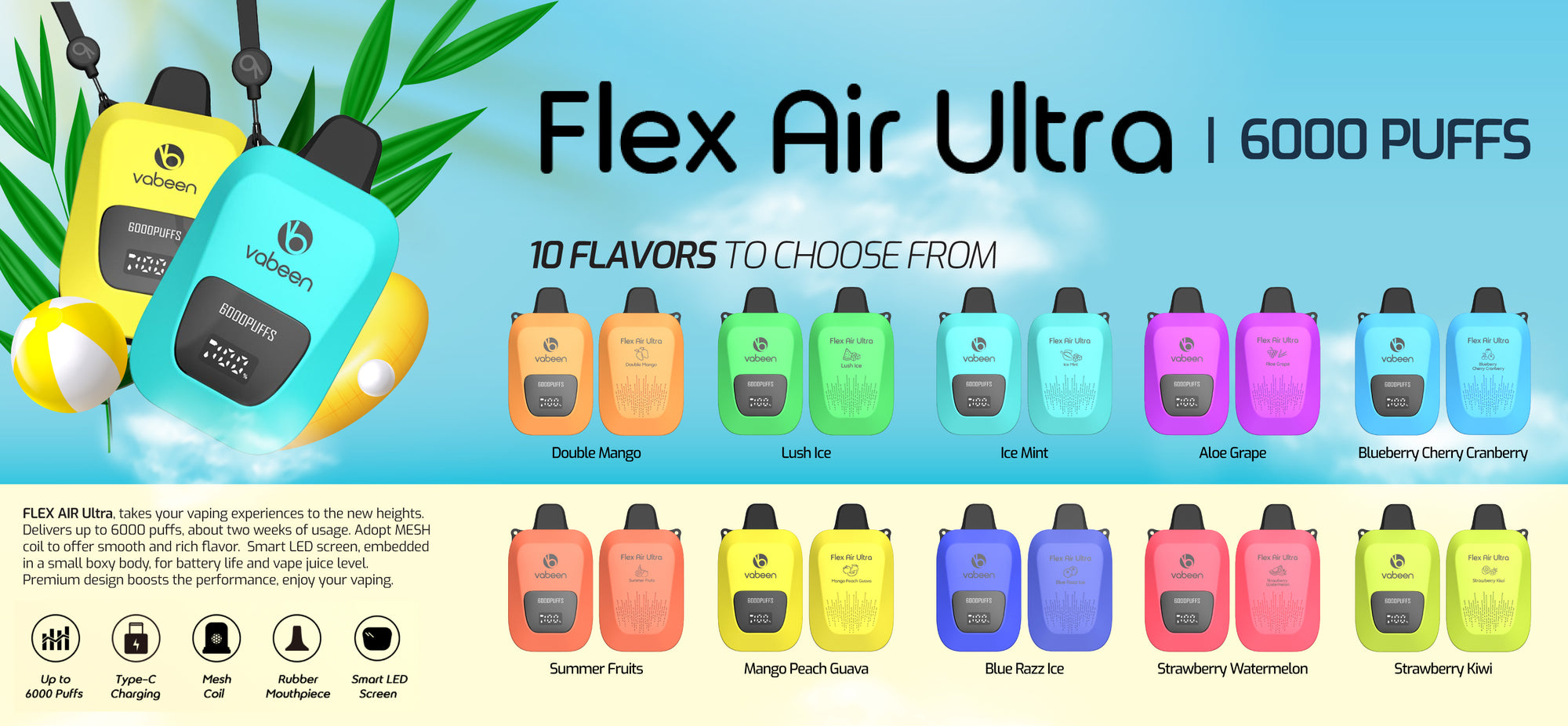 Flex Air ULTRA - 6000 Puff