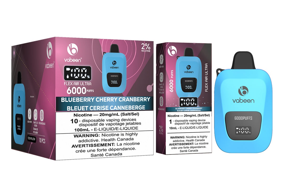 Flex Air Ultra - 10 Pc Carton - Blueberry Cherry Cranberry