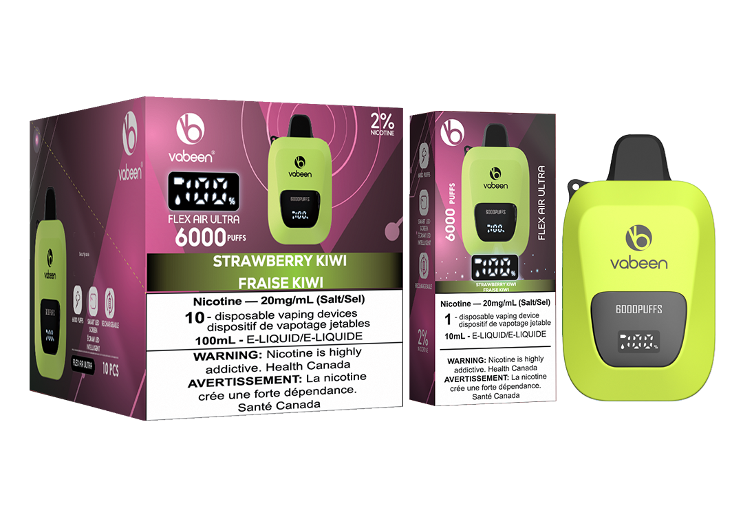Flex Air Ultra - 10 Pc Carton - Strawberry Kiwi
