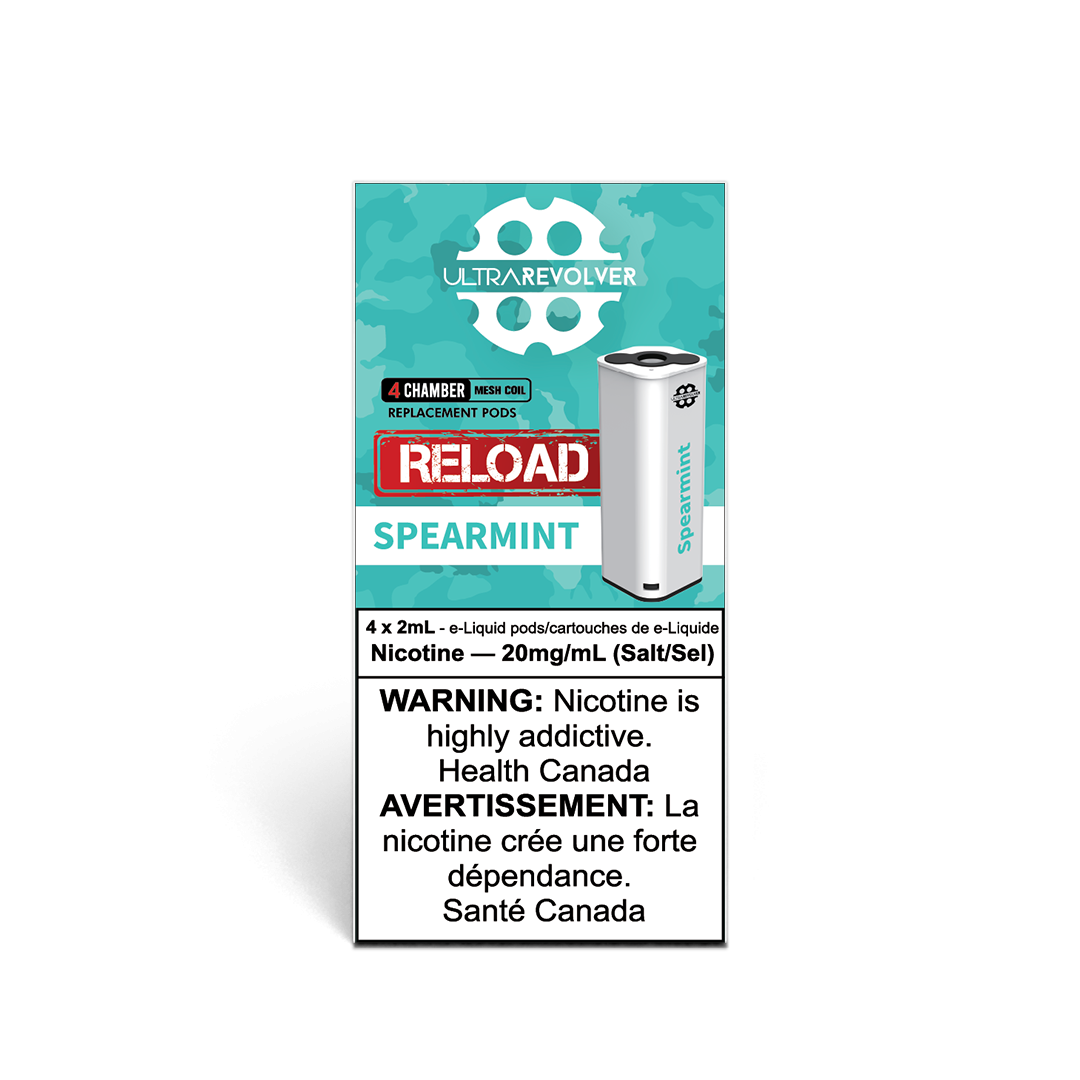 Spearmint Reload Pods - 10 Pack Carton