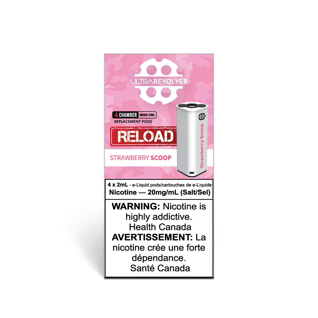 Strawberry Scoop Reload Pods - 10 Pack Carton