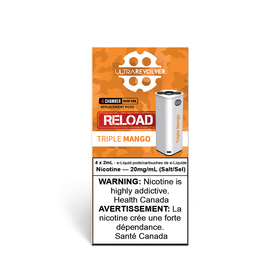 Triple Mango Reload Pods - 10 Pack Carton