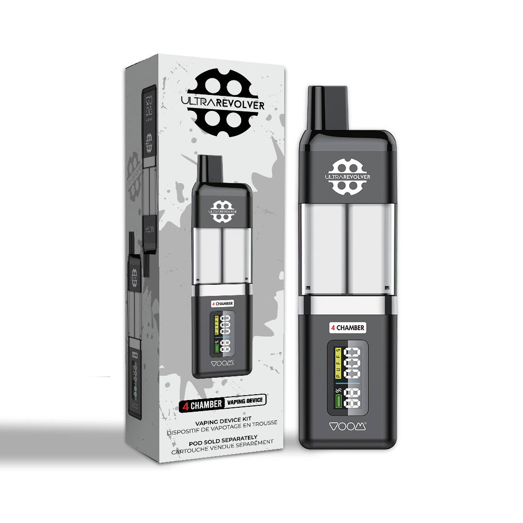 Black Ultra Revolver Device - 5 Pack Carton - Ultra E-Liquid Black Ultra Revolver Device - 5 Pack Carton - Ultra E-Liquid