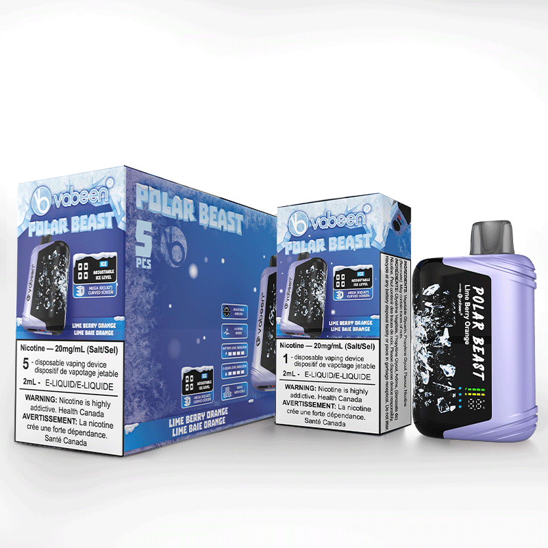 BC Compliant - Polar Beast Vabeen -5Pc Carton - Lime Berry Orange