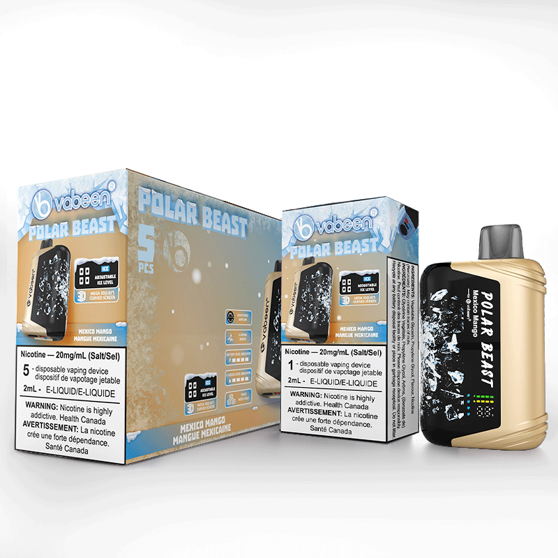 BC Compliant - Polar Beast Vabeen -5Pc Carton - Mexico Mango