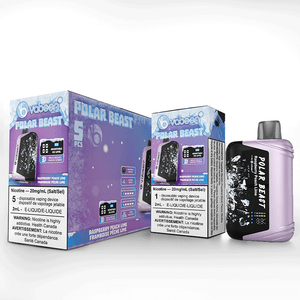 BC Compliant - Polar Beast Vabeen -5Pc Carton - Raspberry Peach Lime