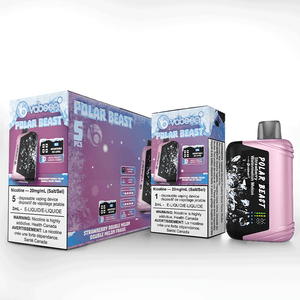 BC Compliant - Polar Beast Vabeen -5Pc Carton - Strawberry Double Melon