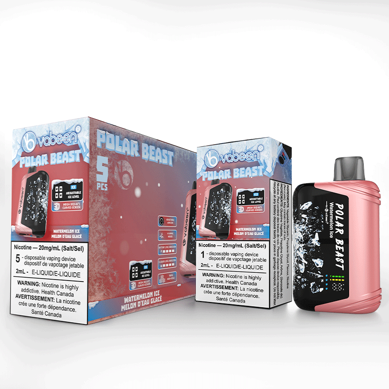 BC Compliant - Polar Beast Vabeen -5Pc Carton - Watermelon Ice