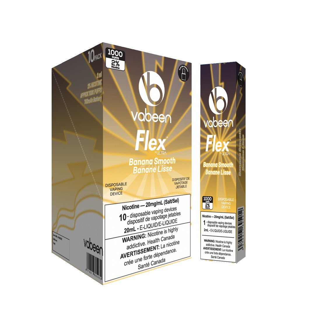 Excise Banana Smooth - FLEX by ULTRA 1000 Puff Disposable Carton