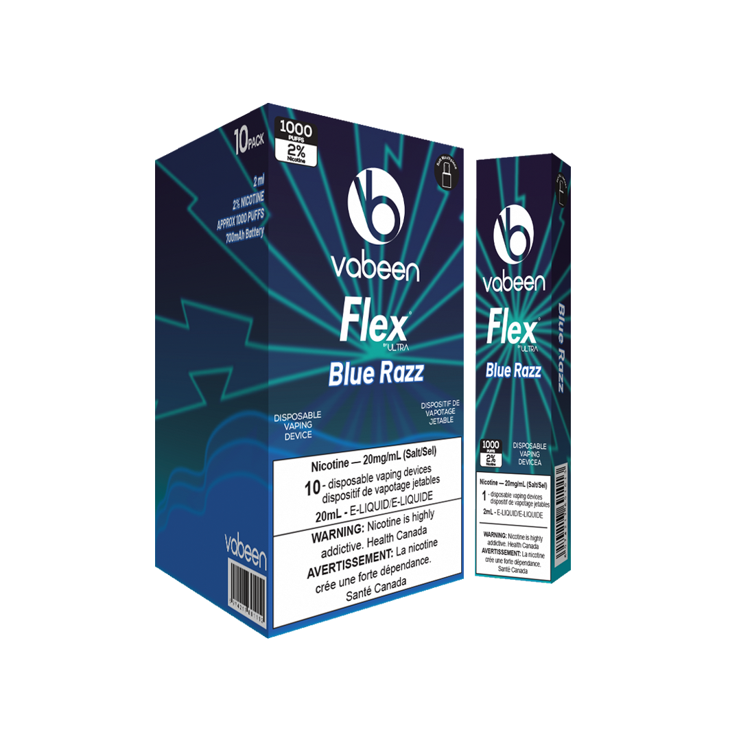 Excise Blue Razz - FLEX by ULTRA 1000 Puff Disposable Carton
