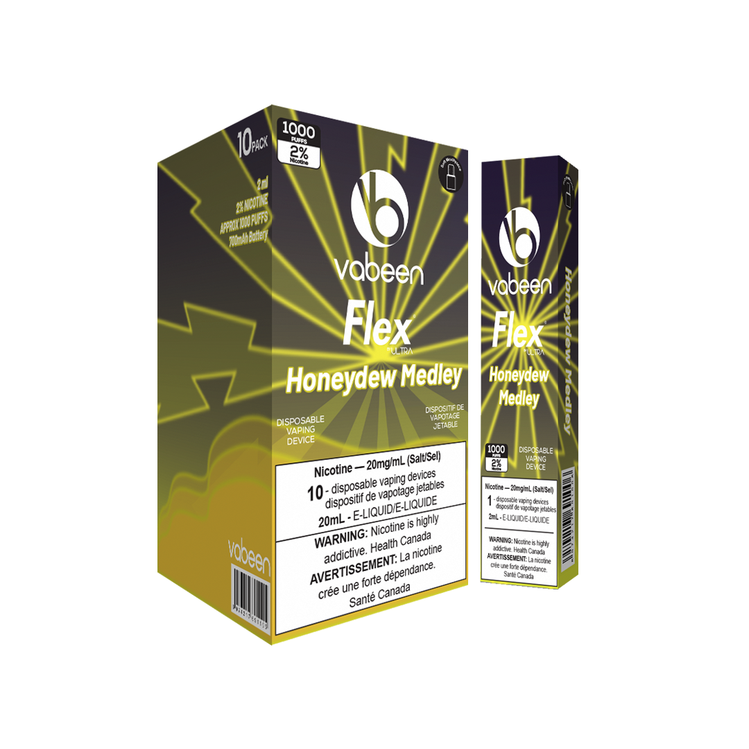 Excise Honeydew Medley - FLEX by ULTRA 1000 Puff Disposable Carton