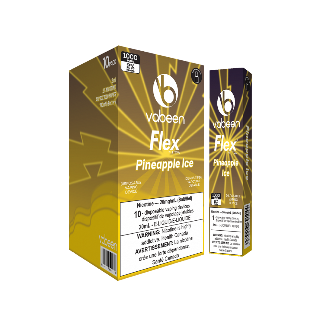 Excise Pineapple Ice - FLEX by ULTRA 1000 Puff Disposable Carton