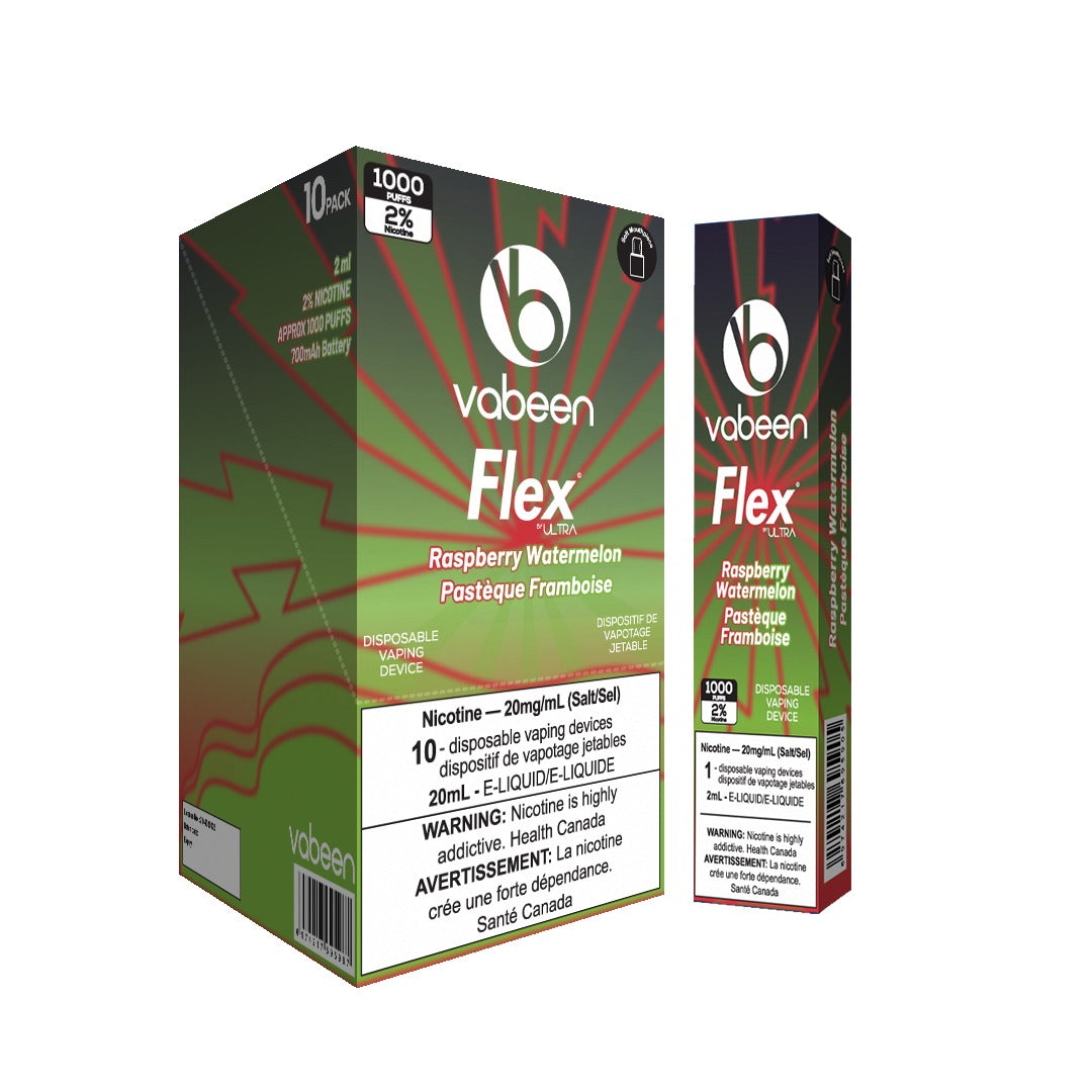 Excise Raspberry Watermelon - FLEX by ULTRA 1000 Puff Disposable Carton