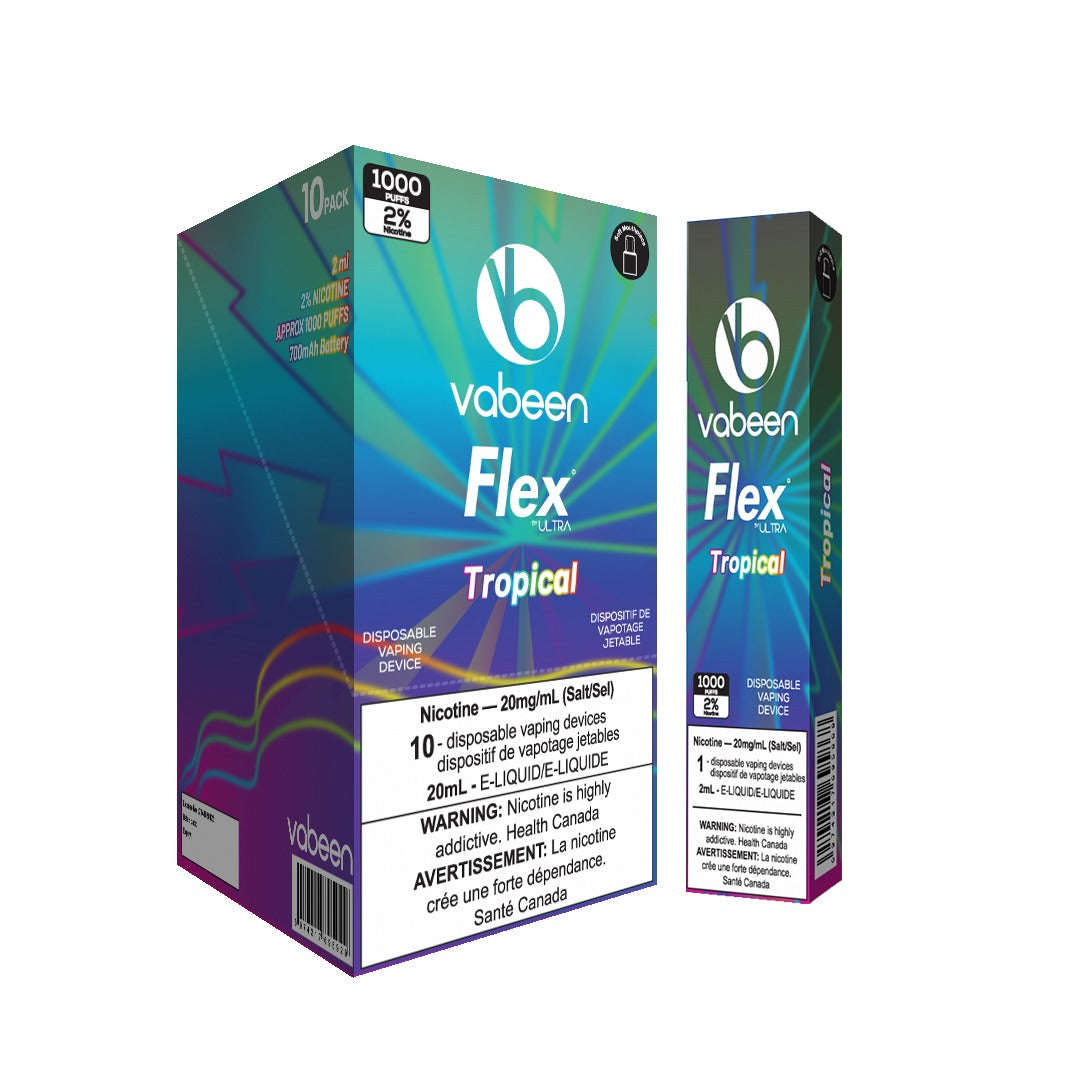 Excise Tropical - FLEX by ULTRA 1000 Puff Disposable Carton